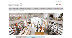 Desktop Screenshot of koncent.net